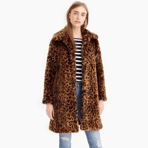J. Crew Leopard Coat NWT